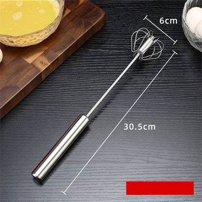 Stainless Steel Semi-automatic Egg Beater